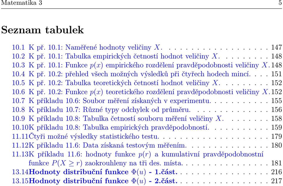 152 10.7 K příkladu 10.6: Soubor měření získaných v experimentu........... 155 10.8 K příkladu 10.7: Různé typy odchylek od průměru.............. 156 10.9 K příkladu 10.