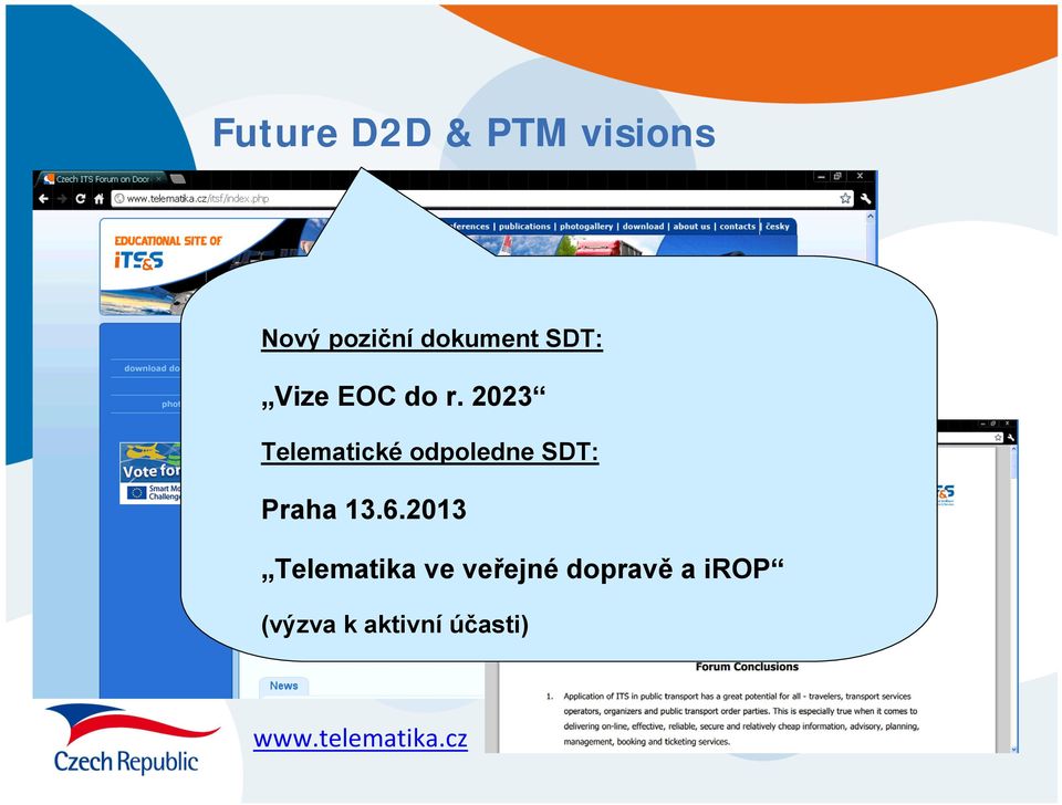 2023 Telematické odpoledne SDT: Praha 13.6.