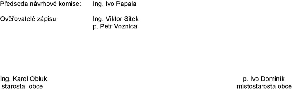 Viktor Sitek p. Petr Voznica Ing.