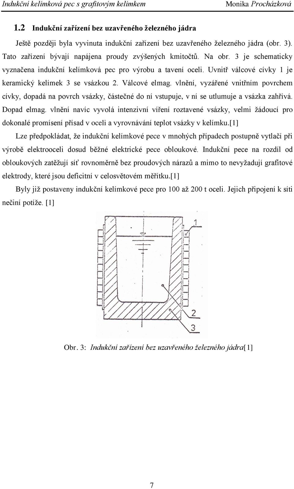 vnění, vyzářené vnitřním povrhem ívky, opaá na povrh vsázky, částečné o ní vstupuje, v ní se utumuje a vsázka zahřívá. Dopa emag.