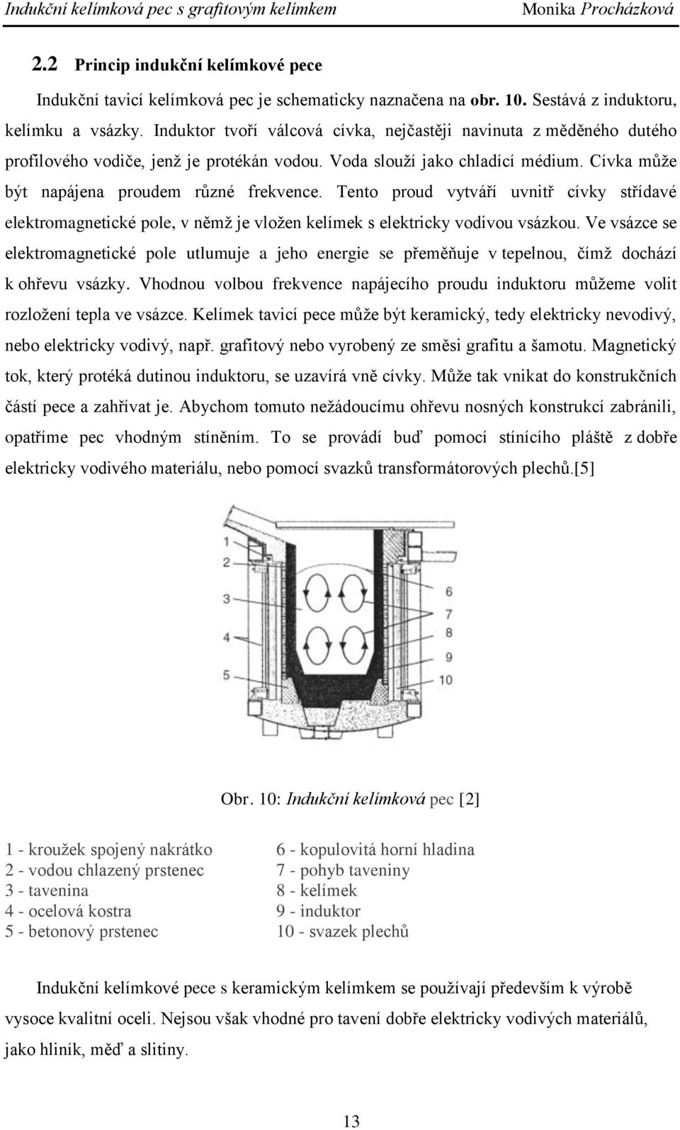 Tento prou vytváří uvnitř ívky stříavé eektromagnetiké poe, v němž je vožen keímek s eektriky voivou vsázkou.