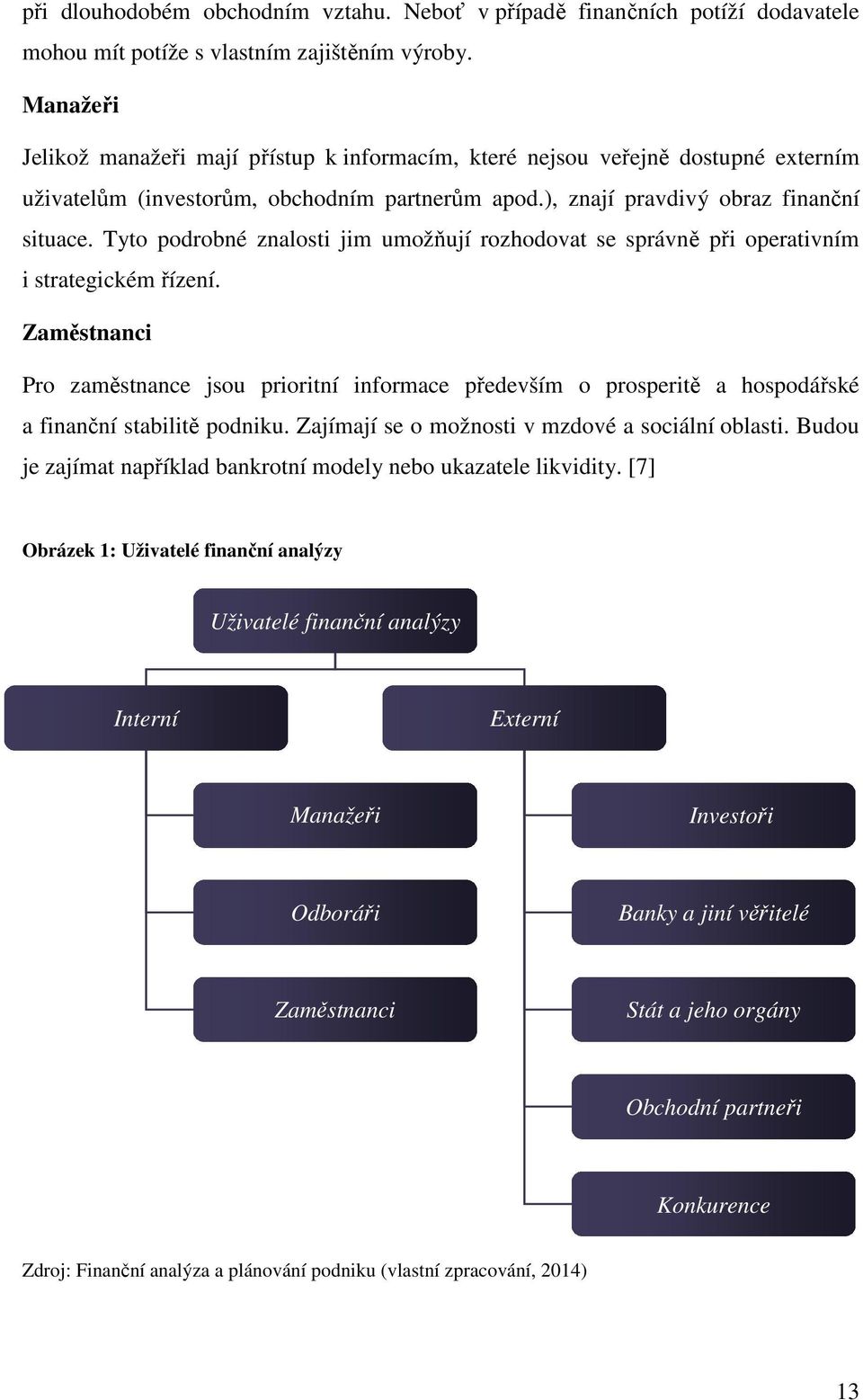 Tyto podrobné znalosti jim umožňují rozhodovat se správně při operativním i strategickém řízení.