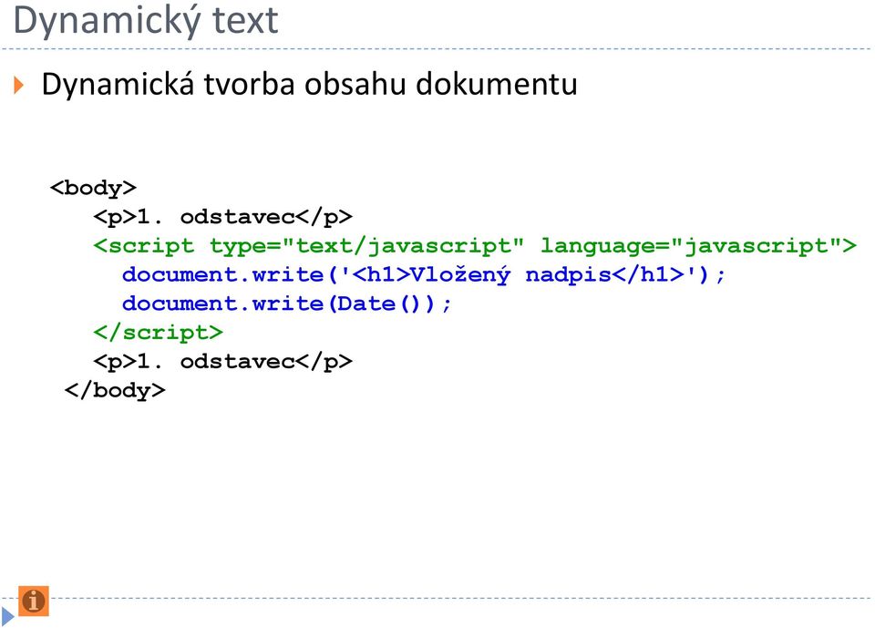 language="javascript"> document.