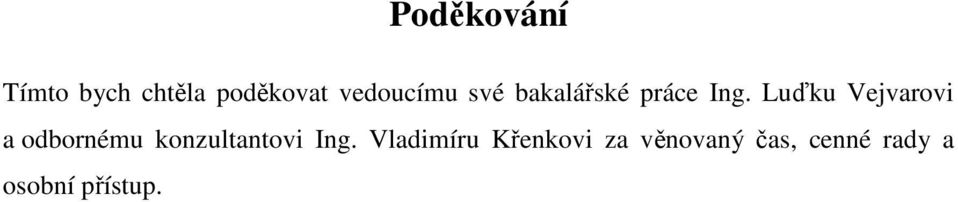 Luďku Vejvarovi a odbornému konzultantovi Ing.