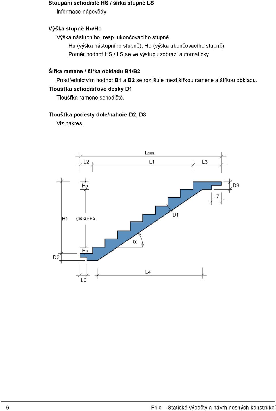 Šířka ramene / šířka obkladu B1/B2 Prostřednictvím hodnot B1 a B2 se rozlišuje mezi šířkou ramene a šířkou obkladu.