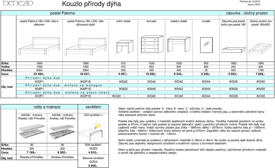 e c h t m a v ý IKOP1 IKOP1E IKO20 IKO40 600 25 9 342,- 2 340,- IKD42 IKD44 IKM42 IKM44 IKO42 IKO44 1663 1990 930 1785 5 053,- 7 628,- IKD29 IKM29 IKO29 IKD30 IKM30 IKO30 Rosalia, rošt Primaflex