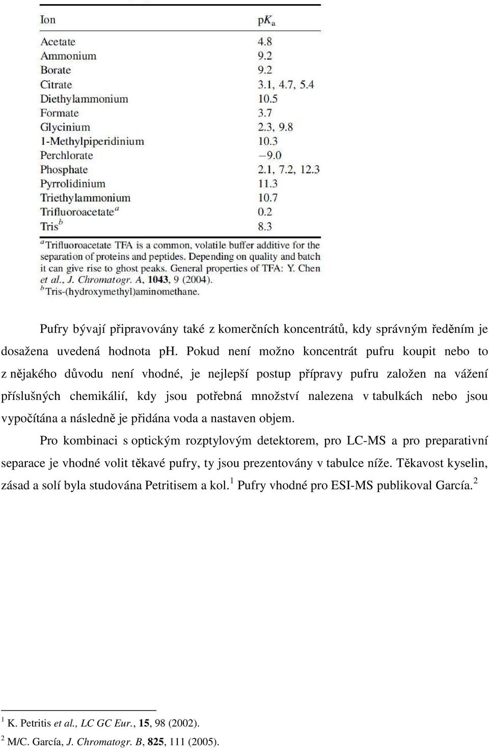 nalezena v tabulkách nebo jsou vypočítána a následně je přidána voda a nastaven objem.