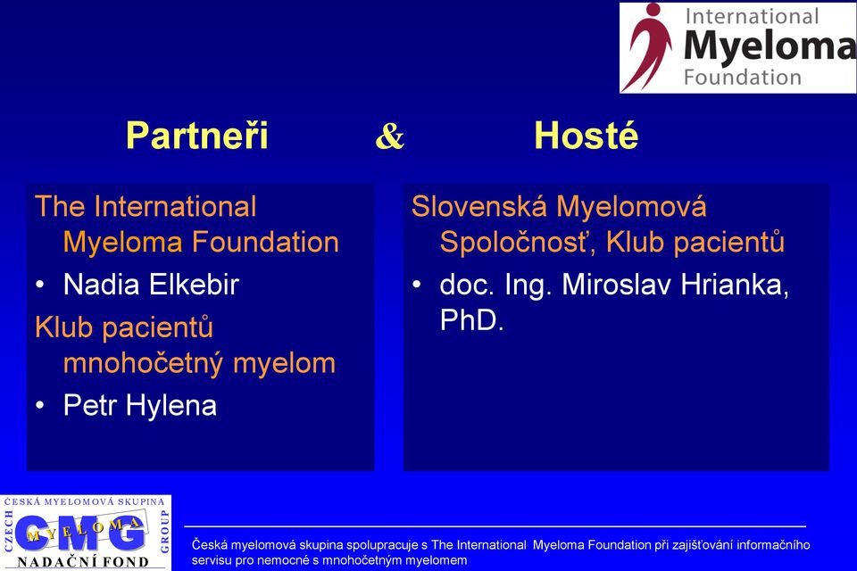 mnohočetný myelom Petr Hylena Slovenská