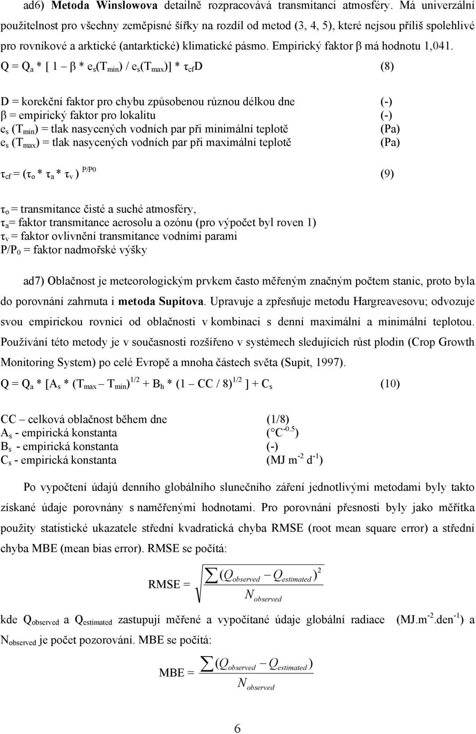 Empirický faktor β má hodnotu 1,041.