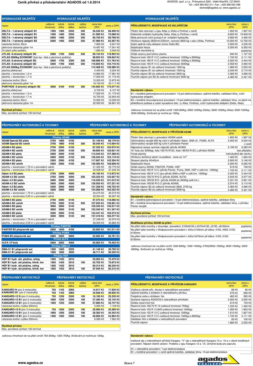 008 Kč Elektrické ovládání hydrauliky Delta, Atlas (u Porthos v ceně) 8.800 Kč 10.648 Kč DELTA - 1-stranný sklápěč B2 2000 1480 2550 350 66.750 Kč 80.768 Kč Malá pomocná ruční pumpa k el.