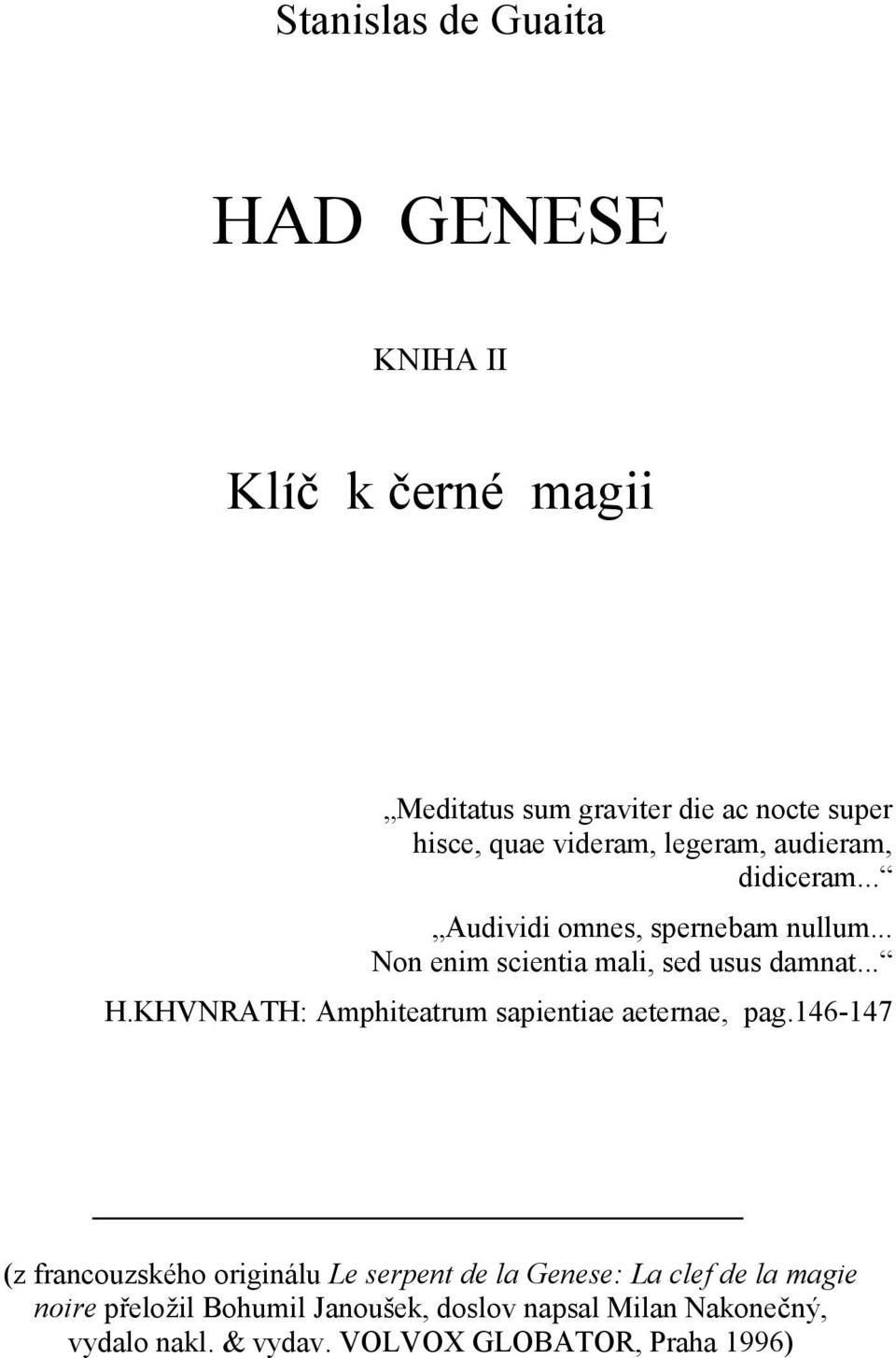 KHVNRATH: Amphiteatrum sapientiae aeternae, pag.