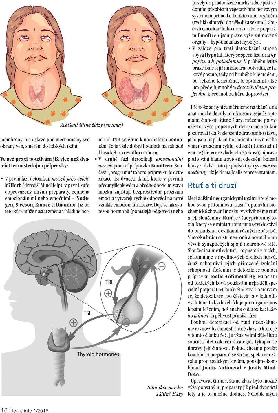 V záloze pro třetí detoxikační stupeň zbývá Hypotal, který se specializuje na hypofýzu a hypothalamus.