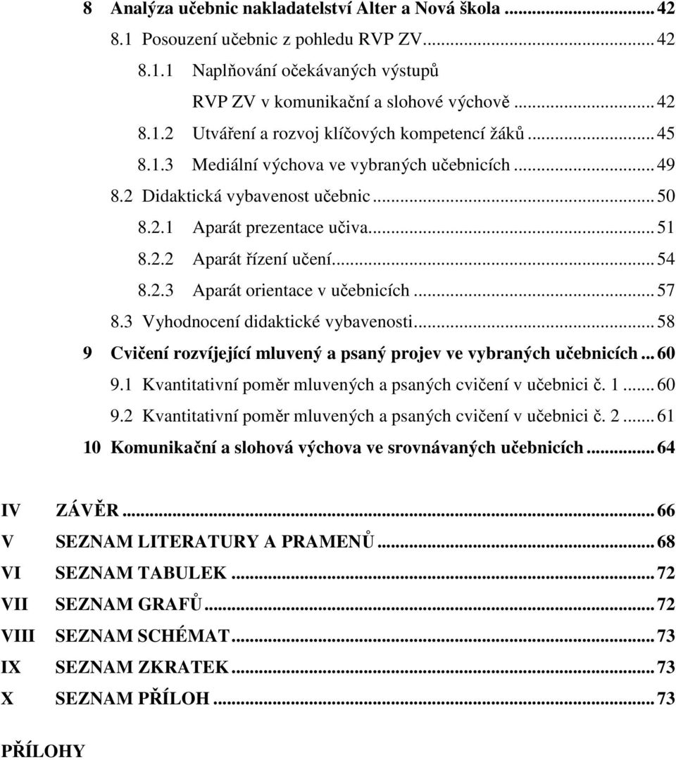 .. 57 8.3 Vyhodnocení didaktické vybavenosti... 58 9 Cvičení rozvíjející mluvený a psaný projev ve vybraných učebnicích... 60 9.1 Kvantitativní poměr mluvených a psaných cvičení v učebnici č. 1... 60 9.2 Kvantitativní poměr mluvených a psaných cvičení v učebnici č.