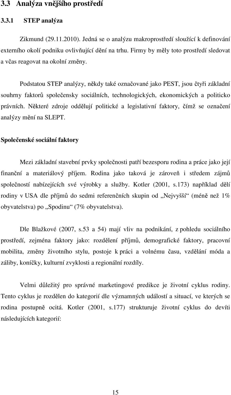 Podstatou STEP analýzy, někdy také označované jako PEST, jsou čtyři základní souhrny faktorů společensky sociálních, technologických, ekonomických a politicko právních.