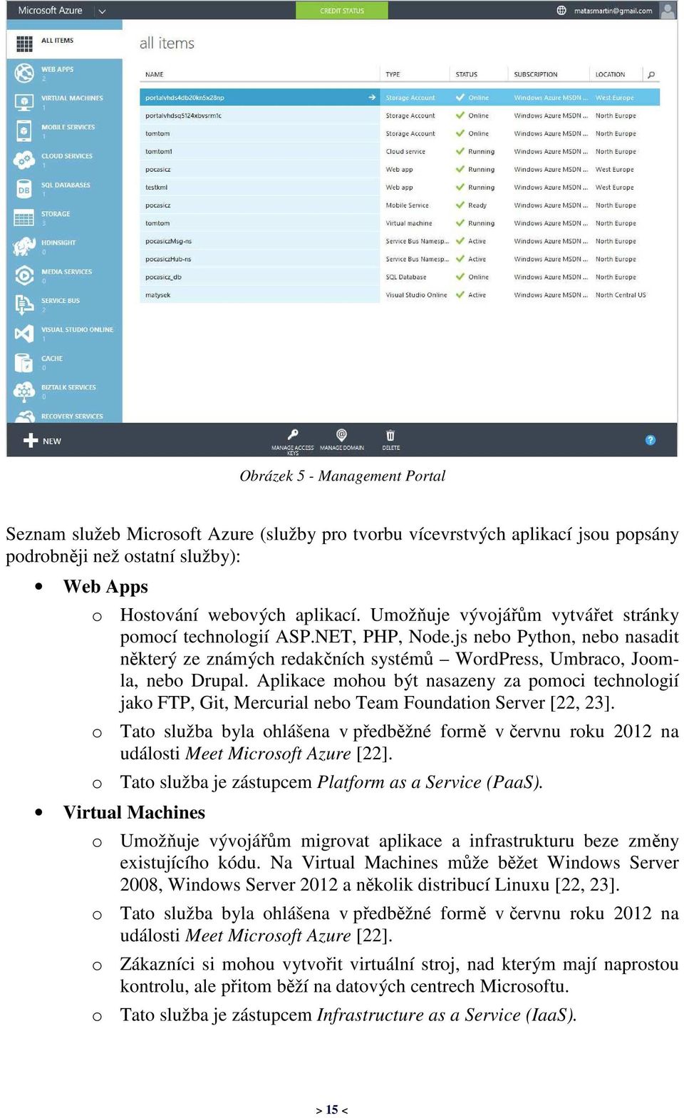 Aplikace mohou být nasazeny za pomoci technologií jako FTP, Git, Mercurial nebo Team Foundation Server [22, 23].