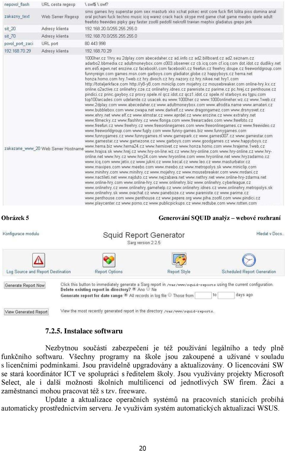 O licencvání SW se stará krdinátr ICT ve splupráci s ředitelem škly.