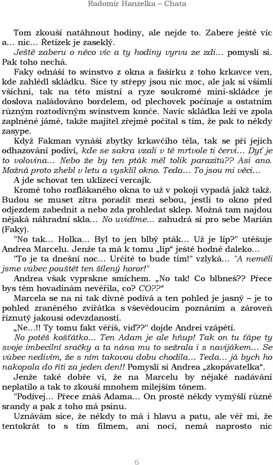 Sice ty střepy jsou nic moc, ale jak si všimli všichni, tak na této místní a ryze soukromé mini-skládce je doslova naládováno bordelem, od plechovek počínaje a ostatním různým roztodivným svinstvem