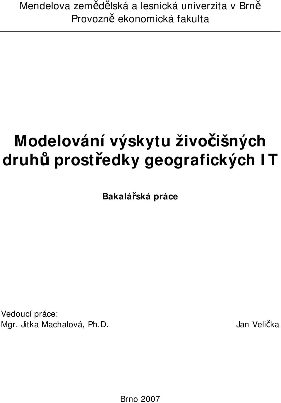 živočišných druhů prostředky geografických IT