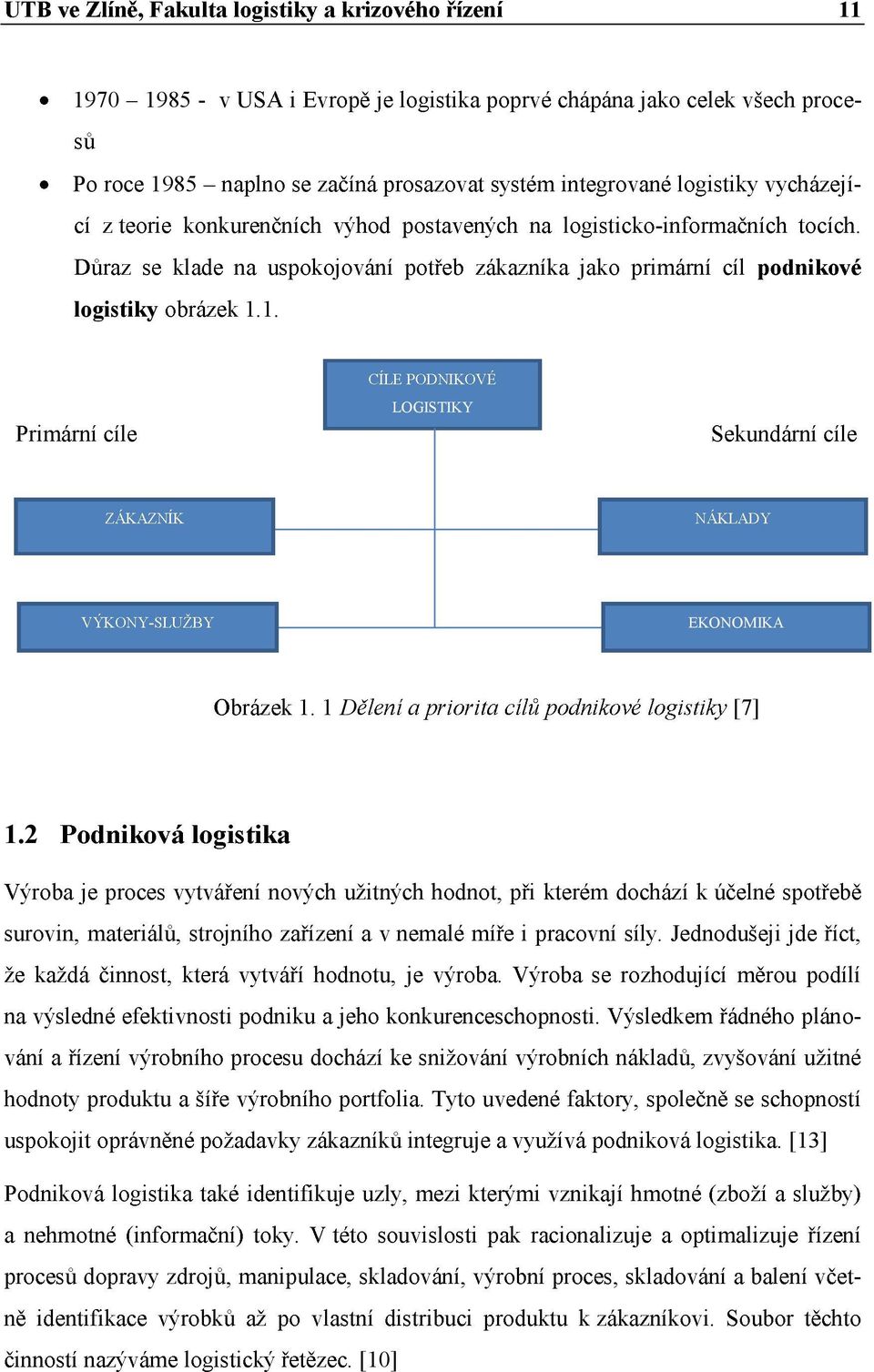 1. LOGISTIKY - EKONOMIKA