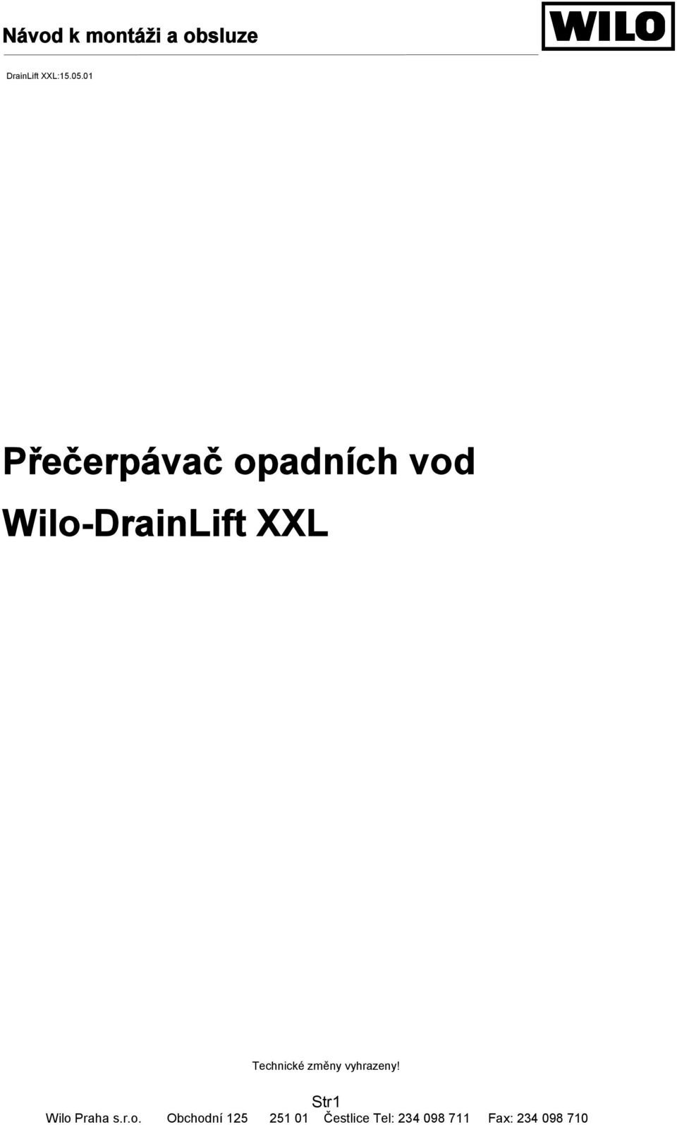 Wilo-DrainLift XXL