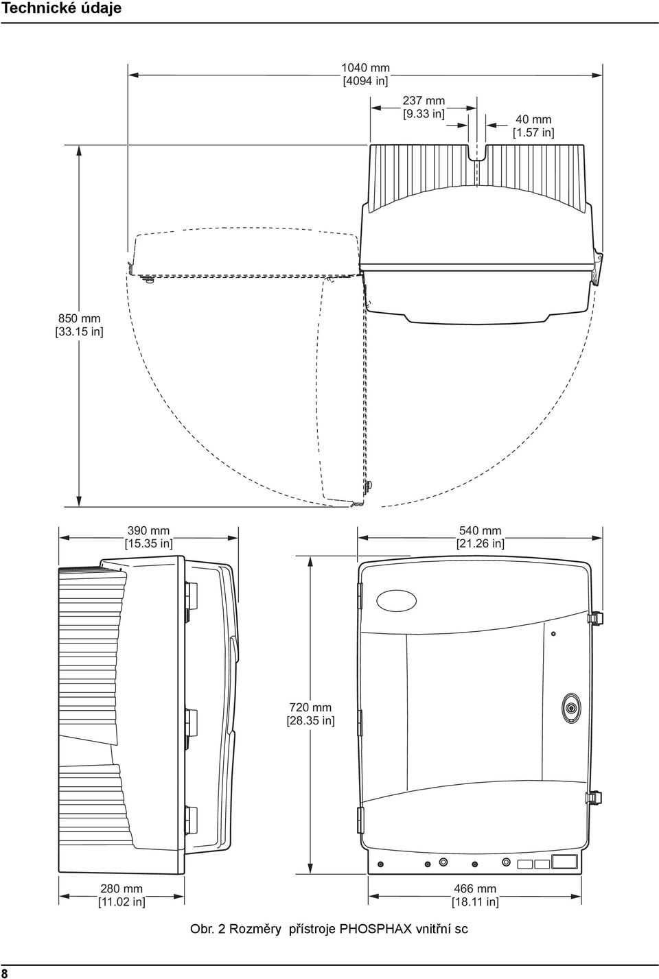 35 in] 540 mm [21.26 in] 720 mm [28.35 in] 280 mm [11.