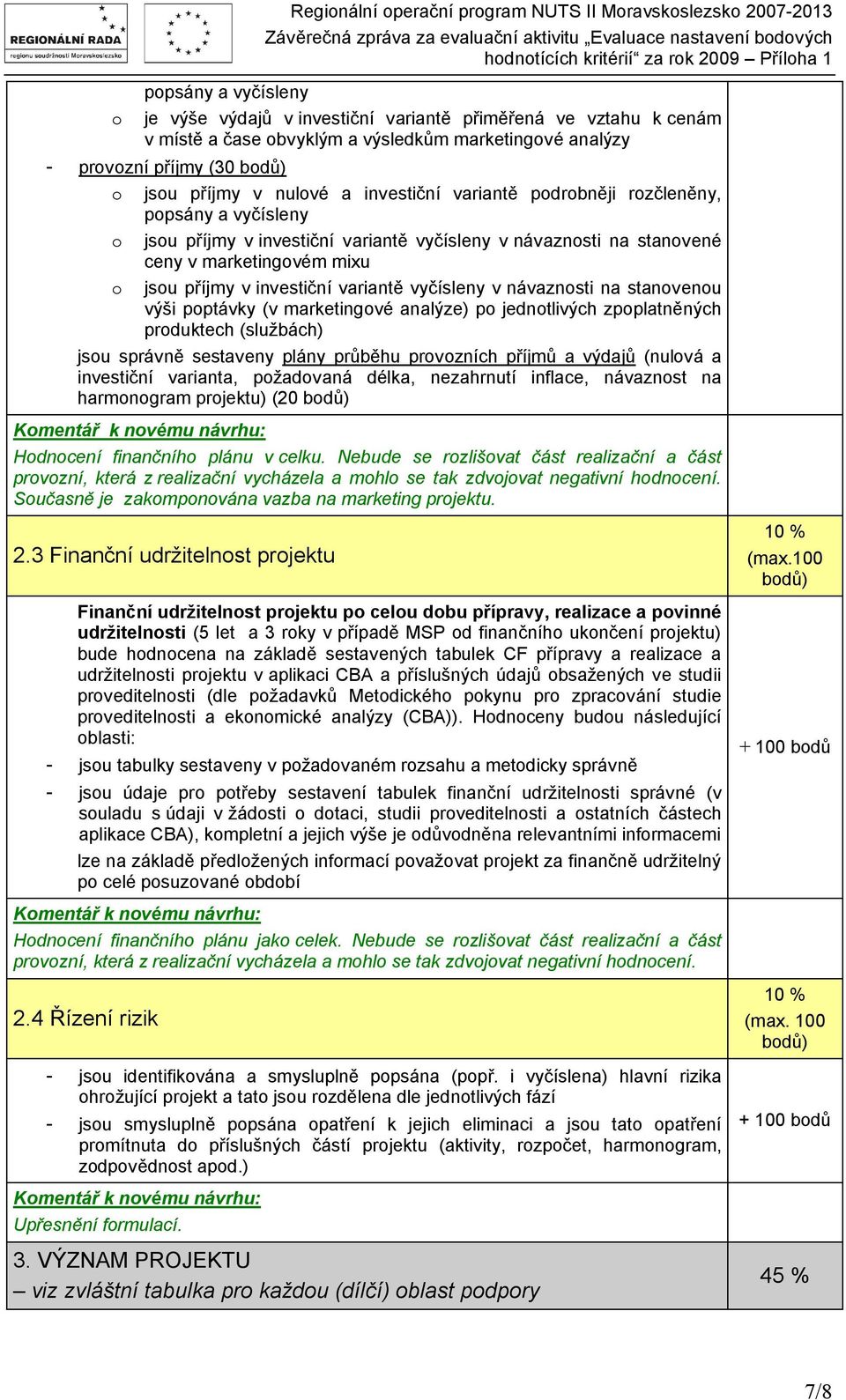 vyčísleny v návaznosti na stanovenou výši poptávky (v marketingové analýze) po jednotlivých zpoplatněných produktech (službách) jsou správně sestaveny plány průběhu provozních příjmů a výdajů (nulová