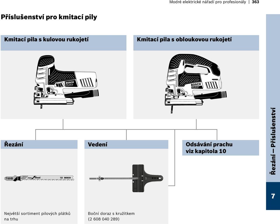 obloukovou rukojetí Vedení Odsávání prachu viz kapitola 10