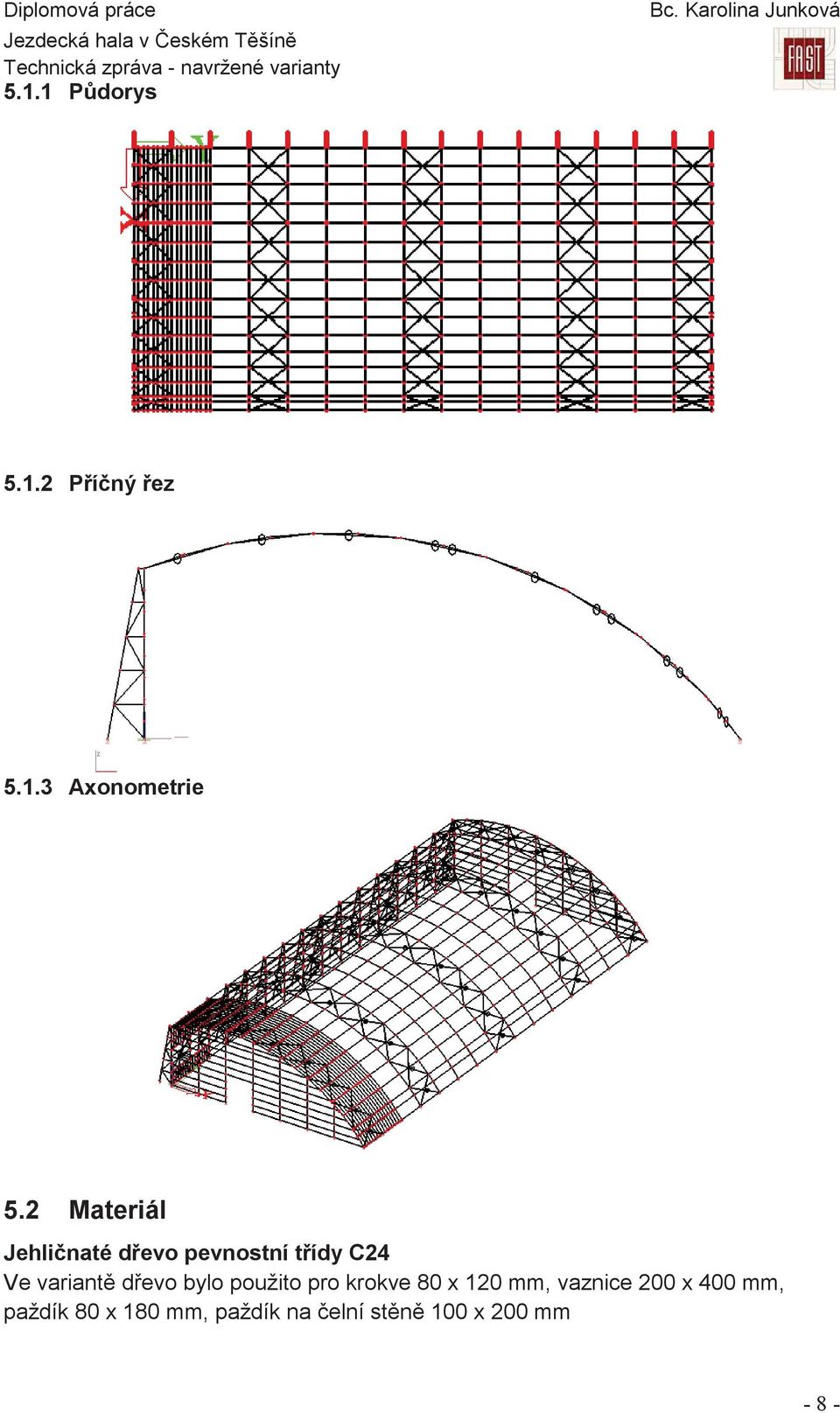 2 Materiál Jehlinaté devo pevnostní tídy C24 Ve variant devo bylo