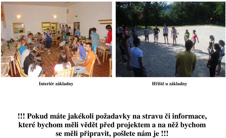 informace, které bychom měli vědět před