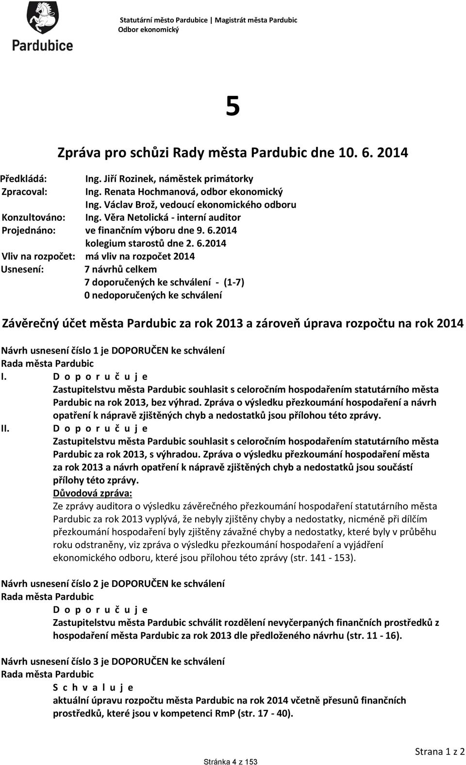 2014 kolegium starostů dne 2. 6.