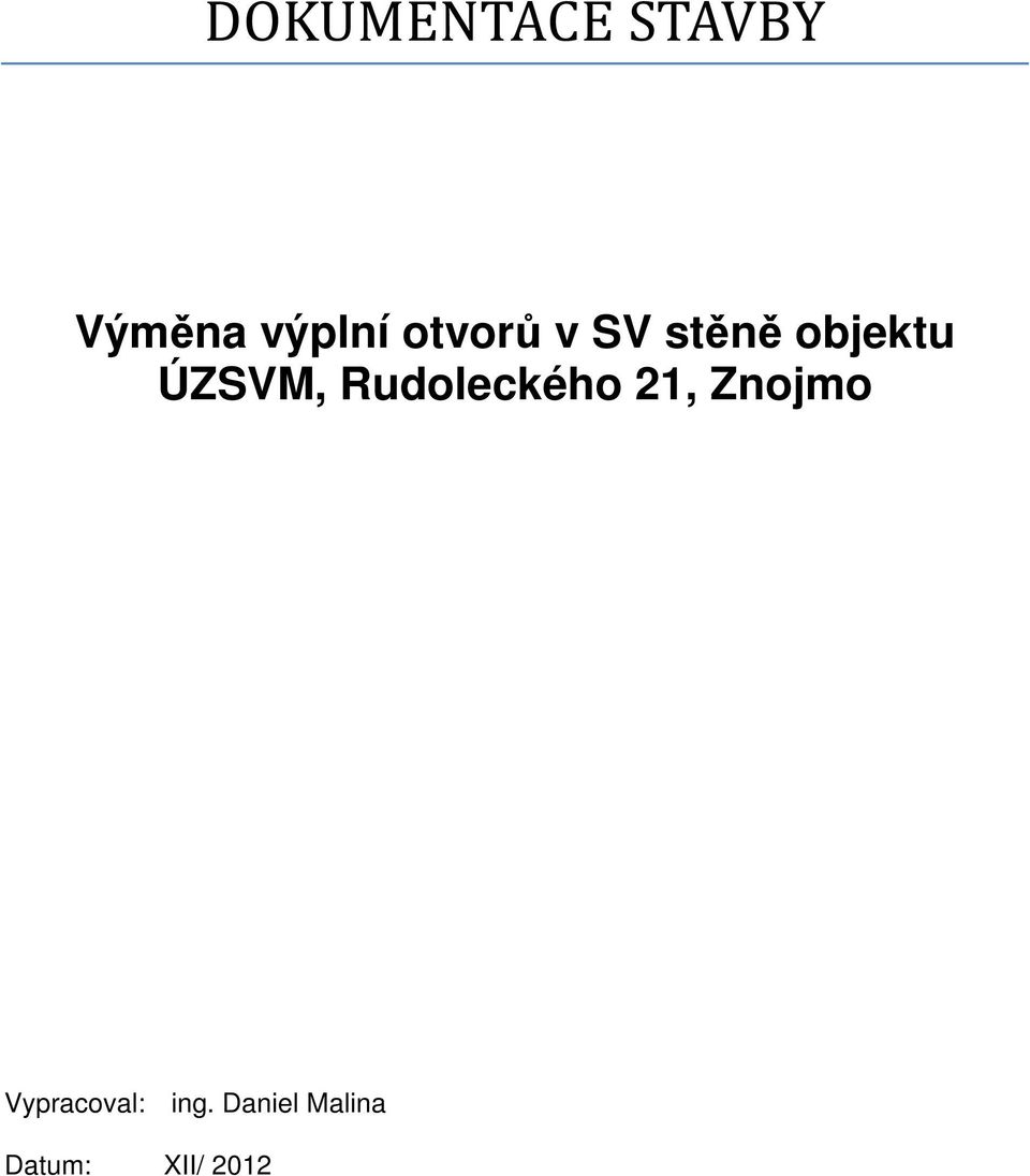 Rudoleckého 21, Znojmo