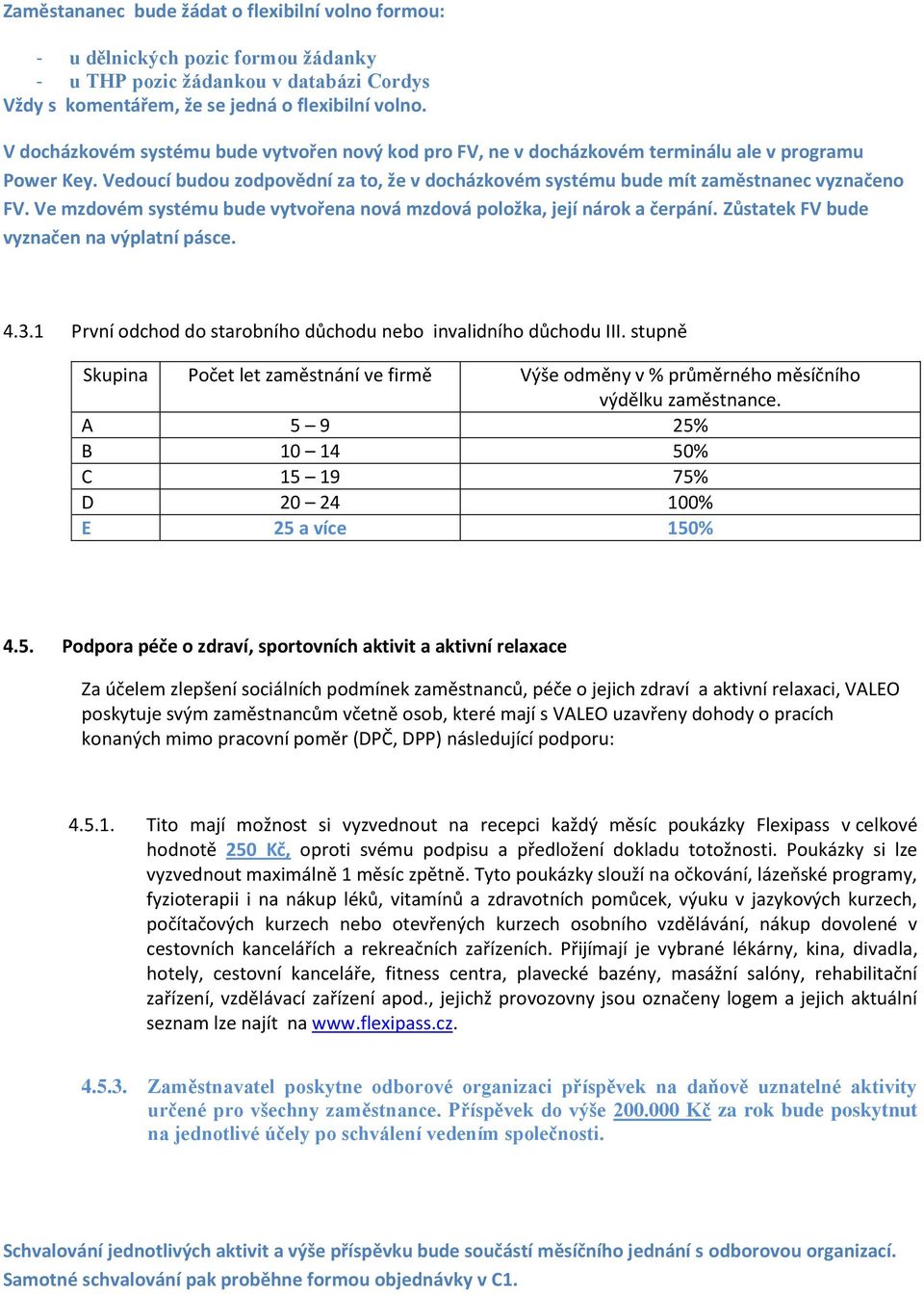 Ve mzdovém systému bude vytvořena nová mzdová položka, její nárok a čerpání. Zůstatek FV bude vyznačen na výplatní pásce. 4.3.1 První odchod do starobního důchodu nebo invalidního důchodu III.