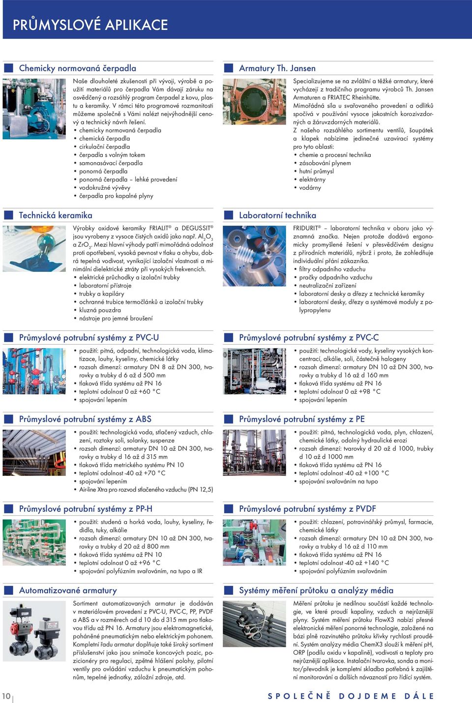 chemicky normovaná èerpadla chemická èerpadla cirkulaèní èerpadla èerpadla s volným tokem samonasávací èerpadla ponorná èerpadla ponorná èerpadla lehké provedení vodokružné vývìvy èerpadla pro