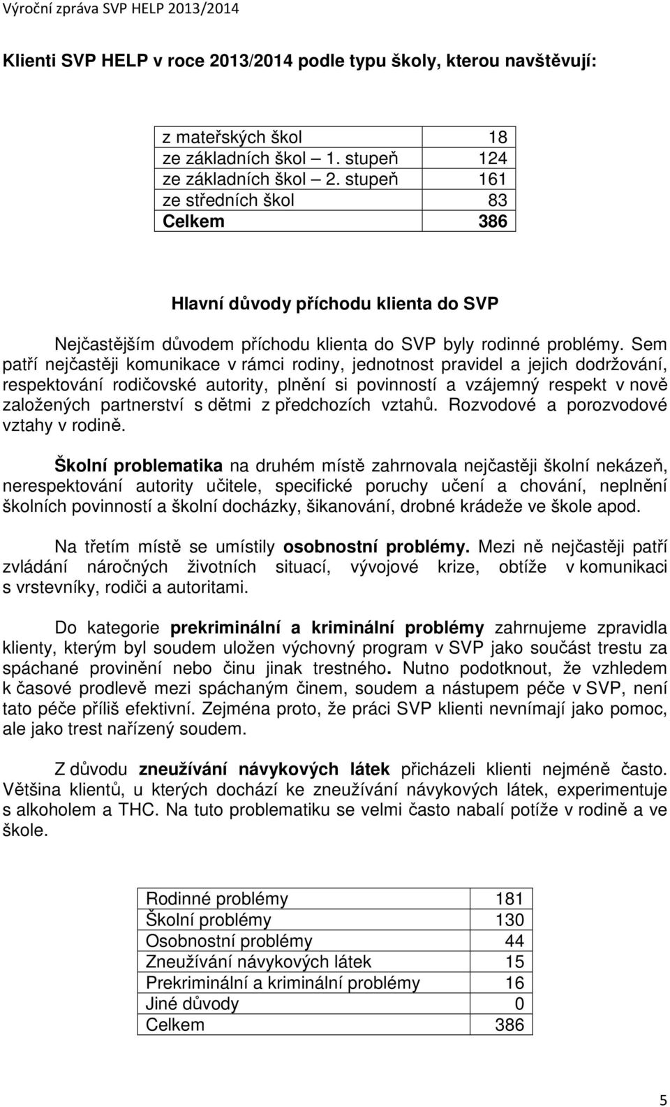 Sem patří nejčastěji komunikace v rámci rodiny, jednotnost pravidel a jejich dodržování, respektování rodičovské autority, plnění si povinností a vzájemný respekt v nově založených partnerství s