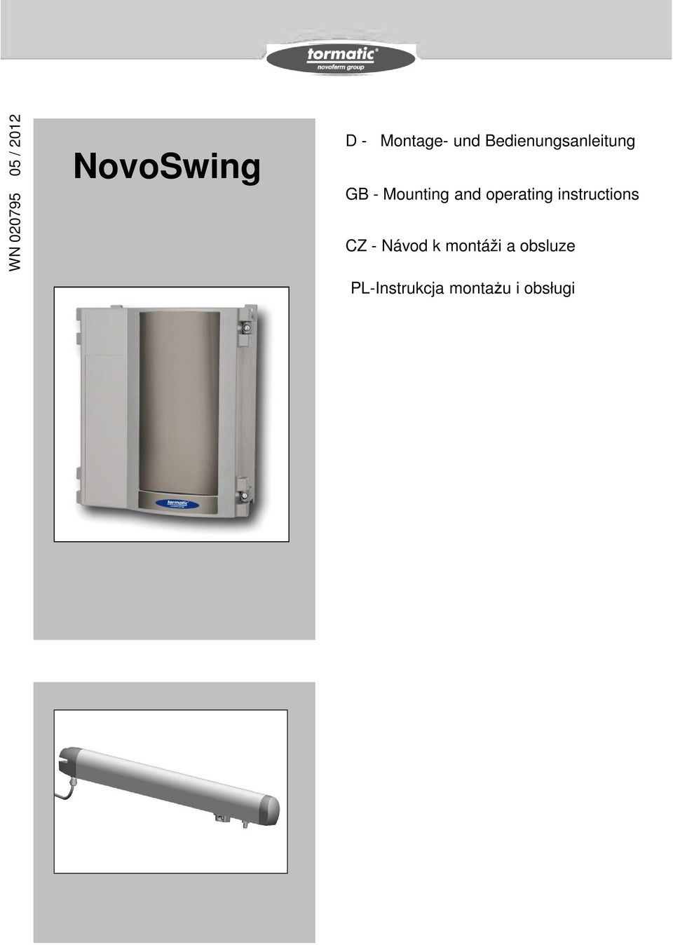 operating instructions CZ - Návod k