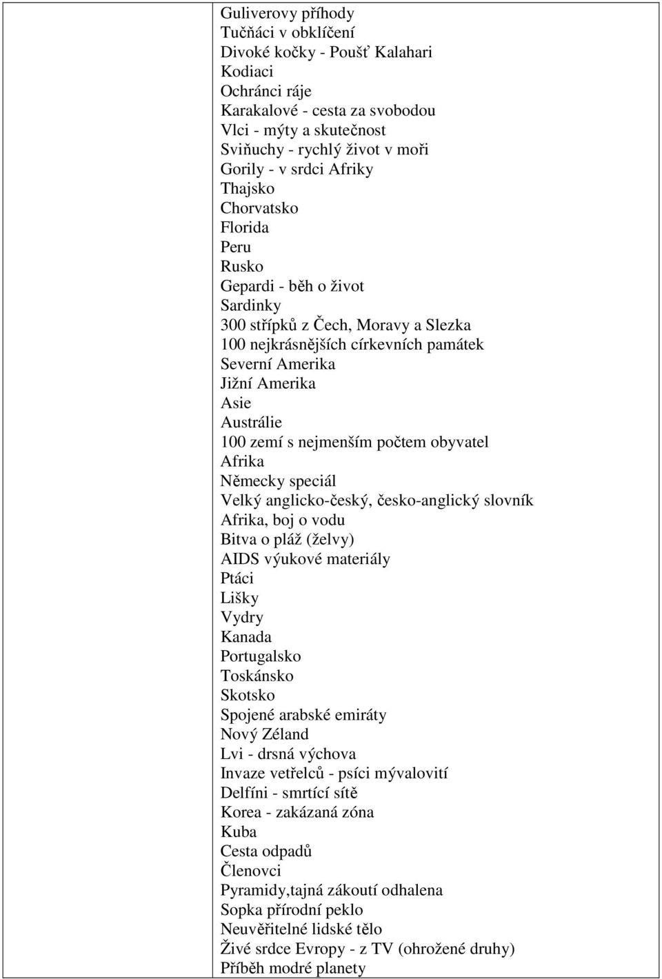 zemí s nejmenším počtem obyvatel Afrika Německy speciál Velký anglicko-český, česko-anglický slovník Afrika, boj o vodu Bitva o pláž (želvy) AIDS výukové materiály Ptáci Lišky Vydry Kanada