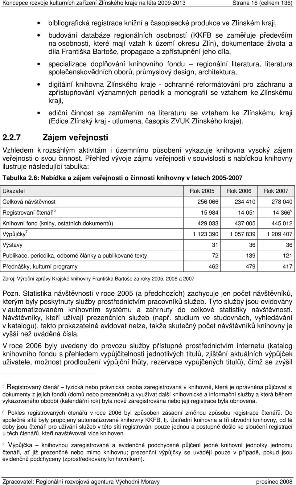 knihovního fondu regionální literatura, literatura společenskovědních oborů, průmyslový design, architektura, digitální knihovna Zlínského kraje - ochranné reformátování pro záchranu a zpřístupňování