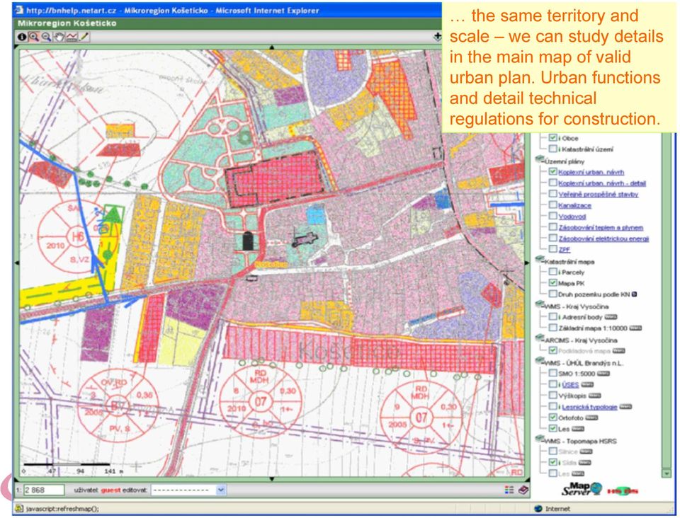 urban plan.