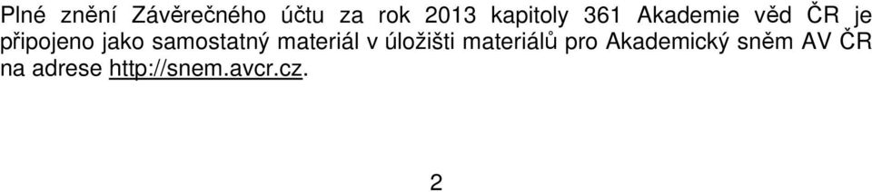 samostatný materiál v úložišti materiálů pro