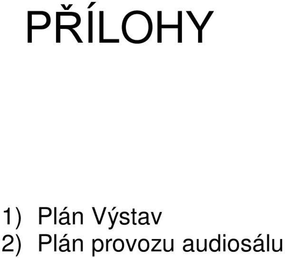 2) Plán