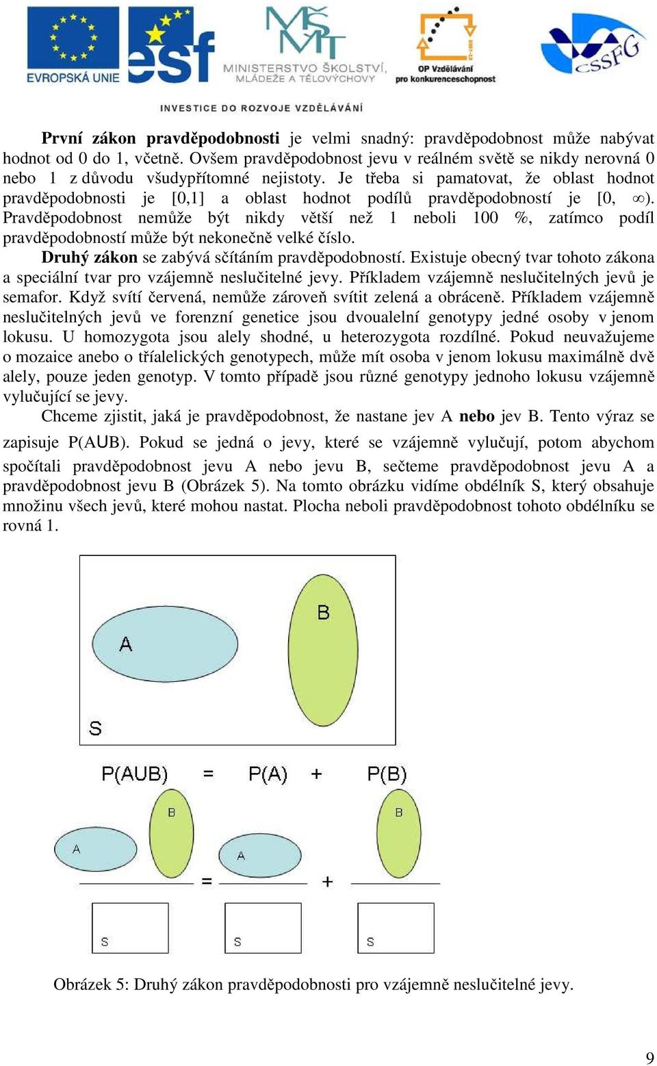 Je třeba si pamatovat, že oblast hodnot pravděpodobnosti je [0,1] a oblast hodnot podílů pravděpodobností je [0, ).