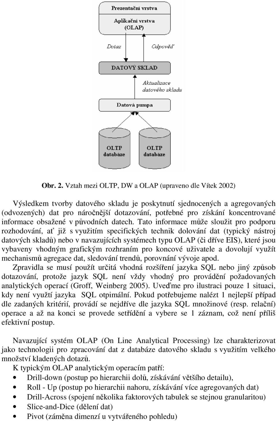 koncentrované informace obsažené v původních datech.