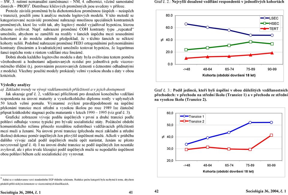 V této metodě se kategorizované nezávislé proměnné nahrazují množinou speciálních kontrastních proměnných, které lze volit tak, aby logitový model vyjadřoval hypotézu, kterou chceme ověřovat. Např.