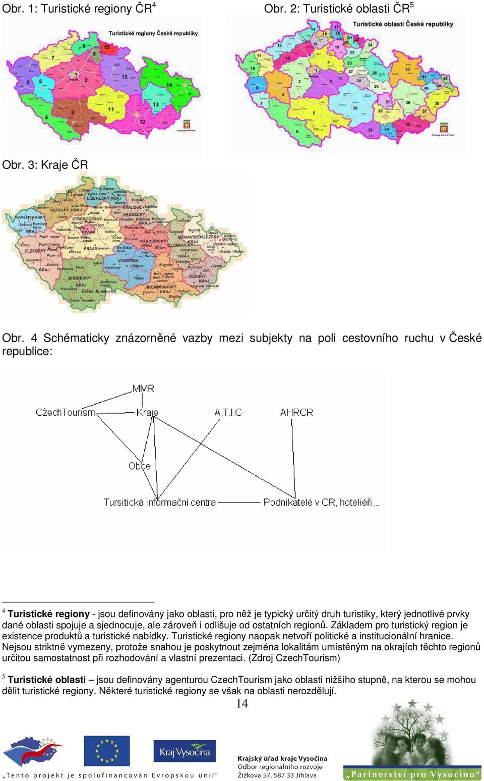 jednotlivé prvky dané oblasti spojuje a sjednocuje, ale zároveň i odlišuje od ostatních regionů. Základem pro turistický region je existence produktů a turistické nabídky.