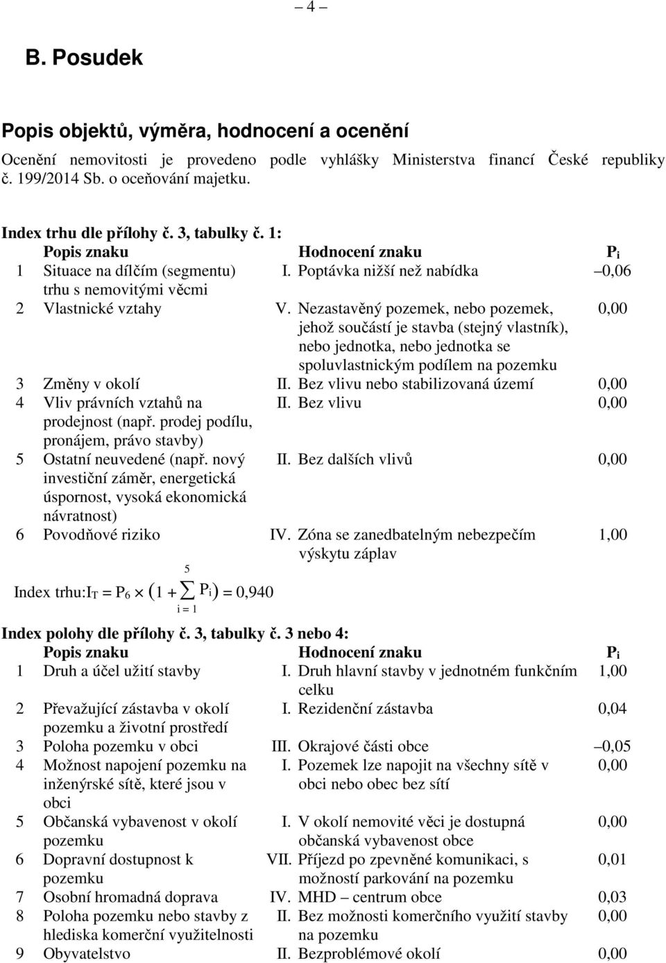 Nezastavěný pozemek, nebo pozemek, 0,00 jehož součástí je stavba (stejný vlastník), nebo jednotka, nebo jednotka se spoluvlastnickým podílem na pozemku 3 Změny v okolí II.