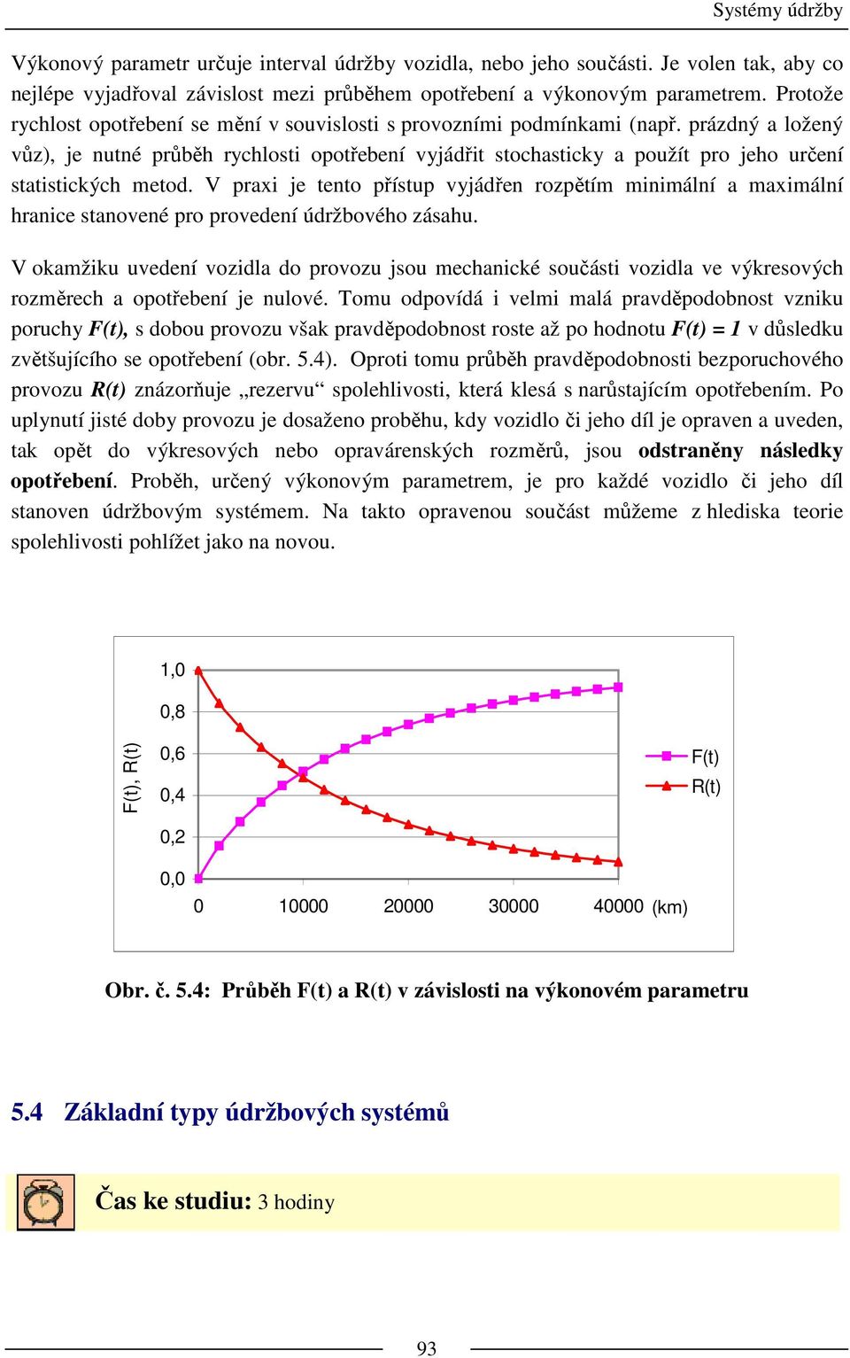 prázdný a ložený vůz), je nutné průběh rychlosti opotřebení vyjádřit stochasticky a použít pro jeho určení statistických metod.