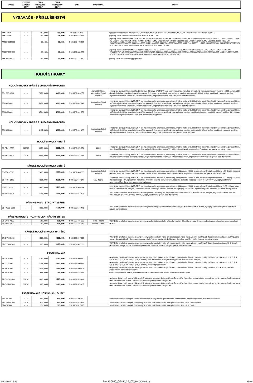 Kč 5 025 232 084 050 papírový sáček vhodný pro MC-E791/793, MC-E780/781/783/785/787/789, MC-E760/761/762/763, MC-E650/651/652/653/655, MC-E770/771/773/775/776/777/778, MC-E750/751/752/753/754,