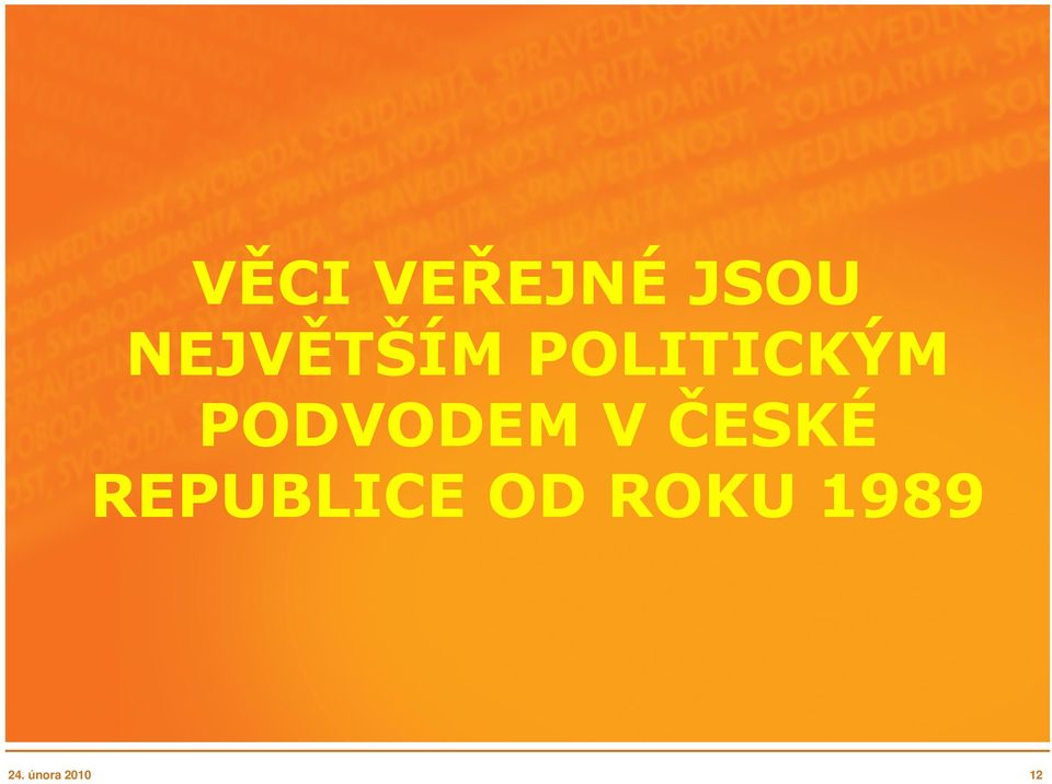 PODVODEM V ČESKÉ