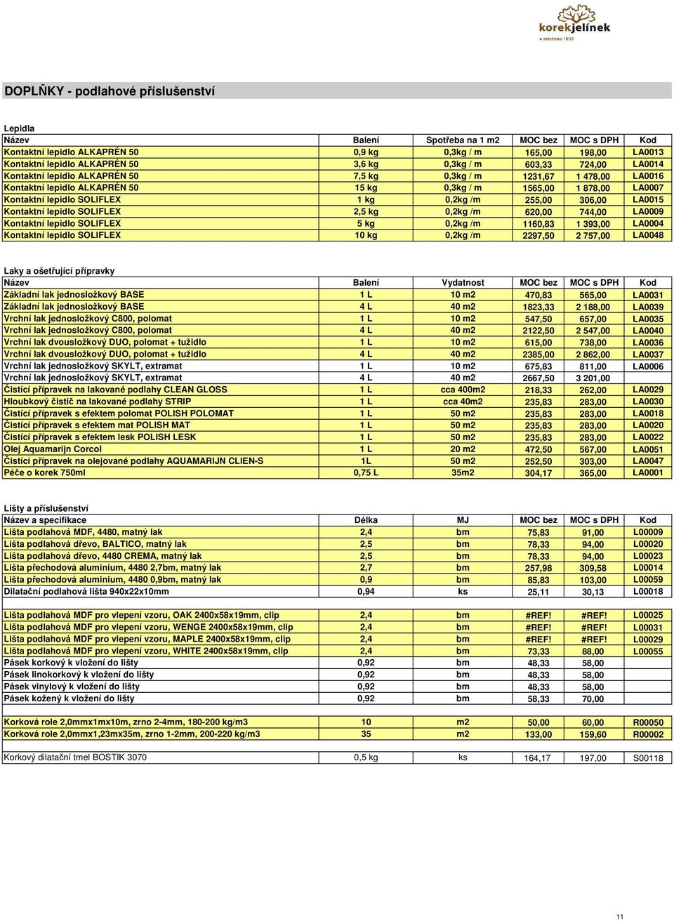 0,3kg / m 1231,67 1 478,00 LA0016 15 kg 0,3kg / m 1565,00 1 878,00 LA0007 1 kg 0,2kg /m 255,00 306,00 LA0015 2,5 kg 0,2kg /m 620,00 744,00 LA0009 5 kg 0,2kg /m 1160,83 1 393,00 LA0004 10 kg 0,2kg /m