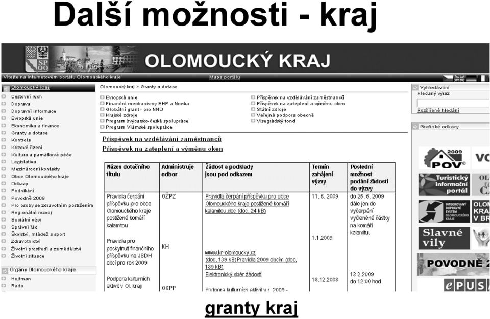 - kraj